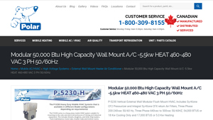 Polar Mobility - Modular High Capacity Wall Mount A/C