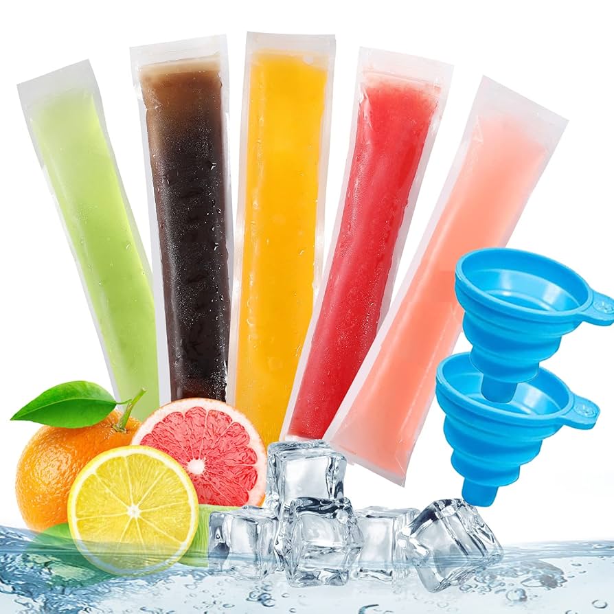 A stock image illustrating popsicle bags concepts