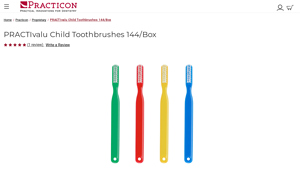 Practicon - PRACTIvalu Child Toothbrushes