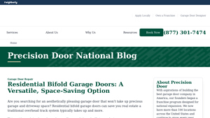 Precision Door - Bifold Garage Doors