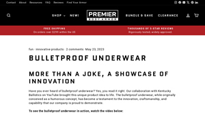 Premier Body Armor - Bulletproof Underwear