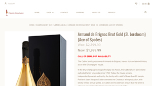 Armand de Brignac - Brut Gold (3L Jeroboam)