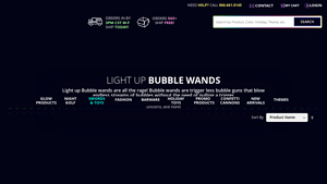 Premier Glow - Light Up Bubble Wands