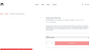 Prime Bike Parts - Predator Ghost Mini Trike