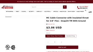 Primus - Snap2It® MC Flex Cable Connectors