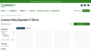 PromoLeaf - Custom Poly/Spandex T-Shirts