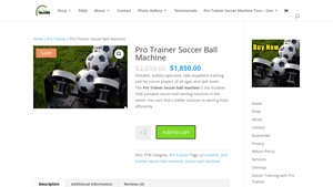 Pro Trainer - Soccer Ball Machine
