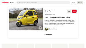 ZEV - T3-1 Micro Enclosed Trike