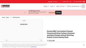 Purina - ONE True Instinct Wet Dog Food Variety Pack