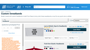 Quality Logo Products - Custom Sweatbands
