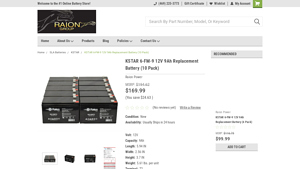 KSTAR - 6-FM-9 12V 9Ah Replacement Battery 10 Pack
