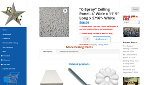 R&G Supply - C-Spray Ceiling Panel