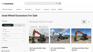Ritchie Bros. - Used Wheel Excavators & Diggers