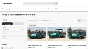 Ritchie Bros. - Road & Asphalt Pavers
