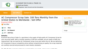 RecycleInMe - AC Compressor Scrap