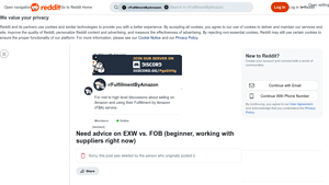 Shipping Terms - EXW, FOB, DDP Explained