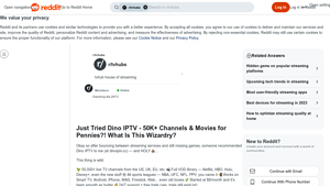Dino IPTV - 50,000+ Live TV Channels & VOD Library