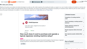 Vending Machines - Rental and Operating Insights
