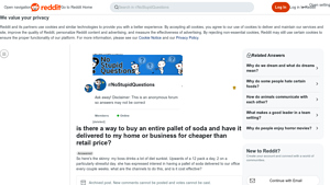 Reddit - Soda Pallet Overview