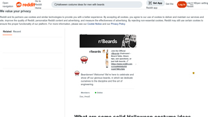 Reddit - Creative Halloween Costume Ideas for Bearded Characters
