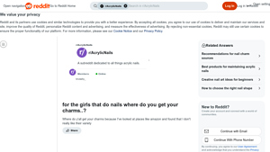 Reddit - Nail Charms Sourcing
