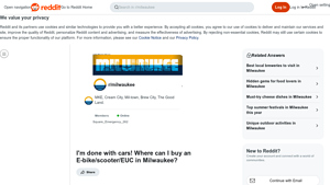 E-Bikes - Retailers in Milwaukee
