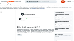 RZ - Electric Motorcycle