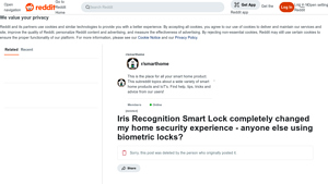 IrisLock - Smart Biometric Lock