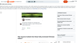 Chinese Trikes - Key Considerations
