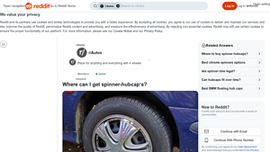 Reddit - Spinner Hubcaps
