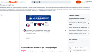 MLB Jerseys - Affordable Options