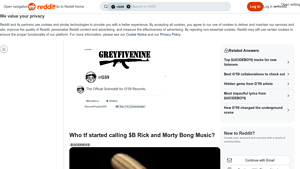 Reddit - Rick and Morty Bong Music
