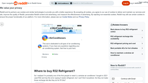 R32 Refrigerant - Sourcing Solutions