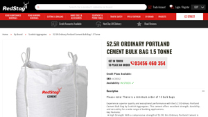 Scottish Aggregates - 52.5R Ordinary Portland Cement Bulk Bag