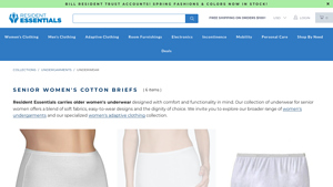 Resident Essentials - Comfortable Senior Women's Cotton Briefs