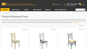 Restaurant Furniture - Chiavari Chairs