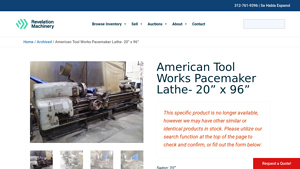 American Tool Works - Pacemaker Lathe