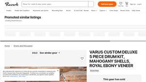 Varus - Custom Deluxe 5 Piece Drum Kit