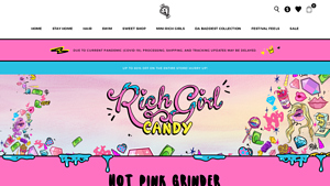 Rich Girl Candy - Hot Pink Grinder