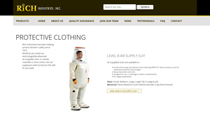 Rich Industries - Level B Air Supply Suit