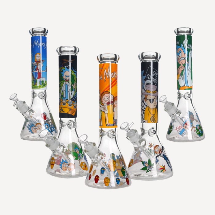 A stock image illustrating rick and morty bongs for sale concepts