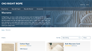 Right Rope - Macrame Cord