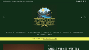 Rivers Edge - Candle Warmer-Western