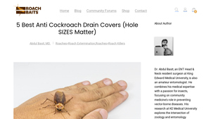 Roach Baits - LEKEYE Shower Drain Cover
