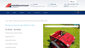 YAMAHA - RC Lawn Mower 550mm 7.0hp