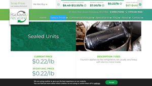 Rockaway Recycling - Sealed Units/Compressors