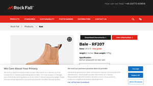Rock Fall - Bale Safety Footwear