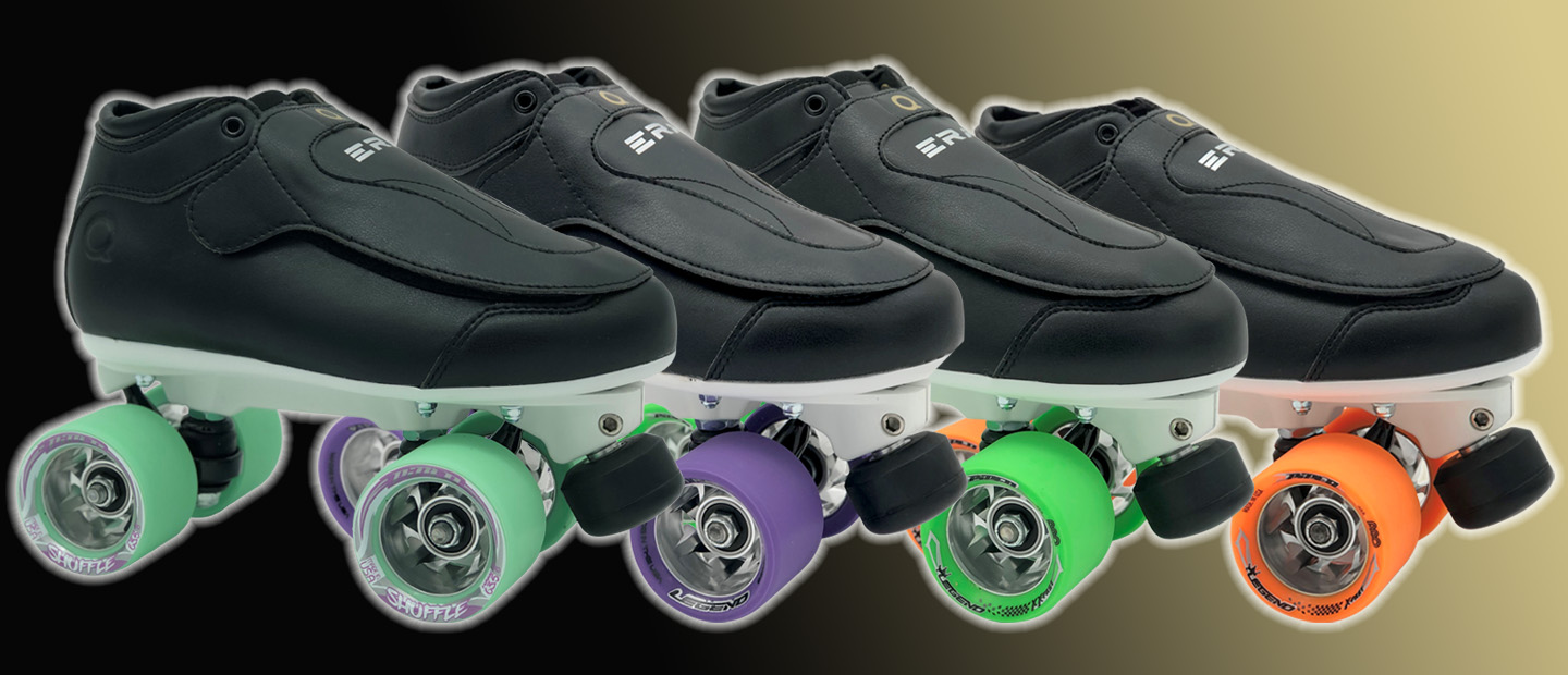 A stock image illustrating roller skates in bulk concepts