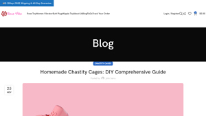 Rose Vibe - DIY Homemade Chastity Cages