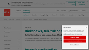 RSA - Types of Rickshaws and Tuk-Tuks